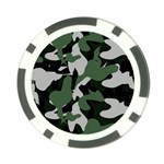 Camouflage Camo Army Soldier Pattern Military Poker Chip Card Guard (10 pack) Front