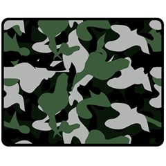 Camouflage Camo Army Soldier Pattern Military One Side Fleece Blanket (medium)