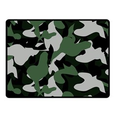 Camouflage Camo Army Soldier Pattern Military One Side Fleece Blanket (small)