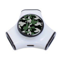 Camouflage Camo Army Soldier Pattern Military 3-port Usb Hub