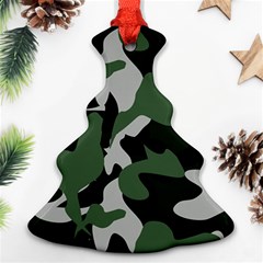 Camouflage Camo Army Soldier Pattern Military Christmas Tree Ornament (two Sides)