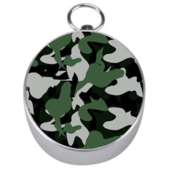 Camouflage Camo Army Soldier Pattern Military Silver Compasses