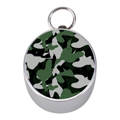 Camouflage Camo Army Soldier Pattern Military Mini Silver Compasses