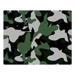 Camouflage Camo Army Soldier Pattern Military Premium Plush Fleece Blanket (large)