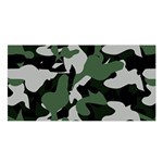 Camouflage Camo Army Soldier Pattern Military Satin Shawl 45  x 80  Front