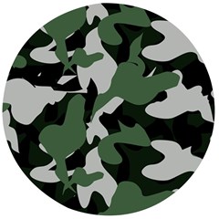 Camouflage Camo Army Soldier Pattern Military Wooden Bottle Opener (round) by Jancukart