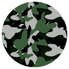 Camouflage Camo Army Soldier Pattern Military Round Trivet by Jancukart