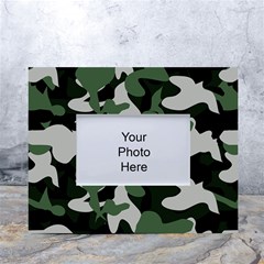 Camouflage Camo Army Soldier Pattern Military White Tabletop Photo Frame 4 x6 