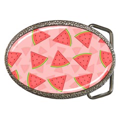 Background Watermelon Pattern Fruit Food Sweet Belt Buckles