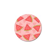 Background Watermelon Pattern Fruit Food Sweet Golf Ball Marker by Jancukart