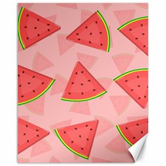 Background Watermelon Pattern Fruit Food Sweet Canvas 16  X 20 