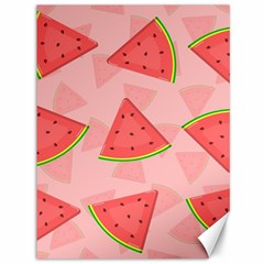 Background Watermelon Pattern Fruit Food Sweet Canvas 36  X 48 