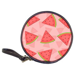 Background Watermelon Pattern Fruit Food Sweet Classic 20-cd Wallets by Jancukart