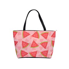 Background Watermelon Pattern Fruit Food Sweet Classic Shoulder Handbag