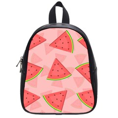 Background Watermelon Pattern Fruit Food Sweet School Bag (small) by Jancukart