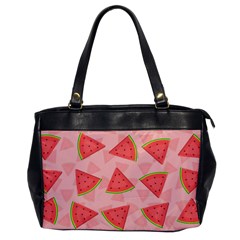 Background Watermelon Pattern Fruit Food Sweet Oversize Office Handbag