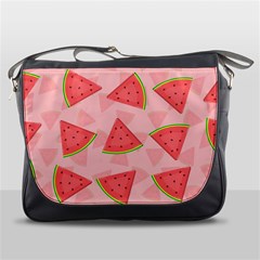 Background Watermelon Pattern Fruit Food Sweet Messenger Bag