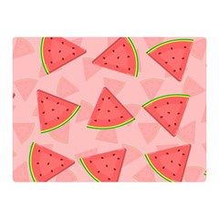 Background Watermelon Pattern Fruit Food Sweet Premium Plush Fleece Blanket (mini)