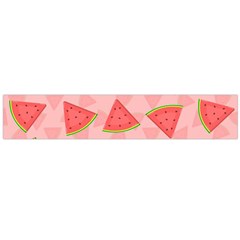 Background Watermelon Pattern Fruit Food Sweet Large Premium Plush Fleece Scarf  by Jancukart