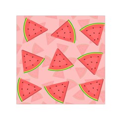 Background Watermelon Pattern Fruit Food Sweet Square Satin Scarf (30  X 30 )