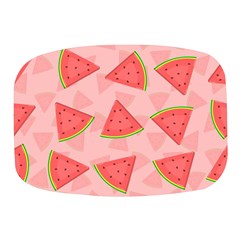 Background Watermelon Pattern Fruit Food Sweet Mini Square Pill Box by Jancukart