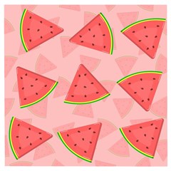 Background Watermelon Pattern Fruit Food Sweet Wooden Puzzle Square by Jancukart