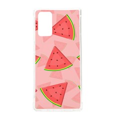 Background Watermelon Pattern Fruit Food Sweet Samsung Galaxy Note 20 Tpu Uv Case by Jancukart