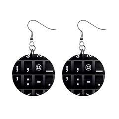 Timeline Character Symbols Alphabet Literacy Read Mini Button Earrings by Jancukart