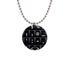 Timeline Character Symbols Alphabet Literacy Read 1  Button Necklace by Jancukart