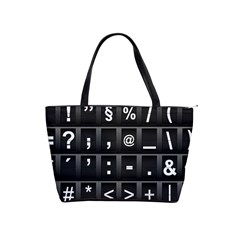 Timeline Character Symbols Alphabet Literacy Read Classic Shoulder Handbag