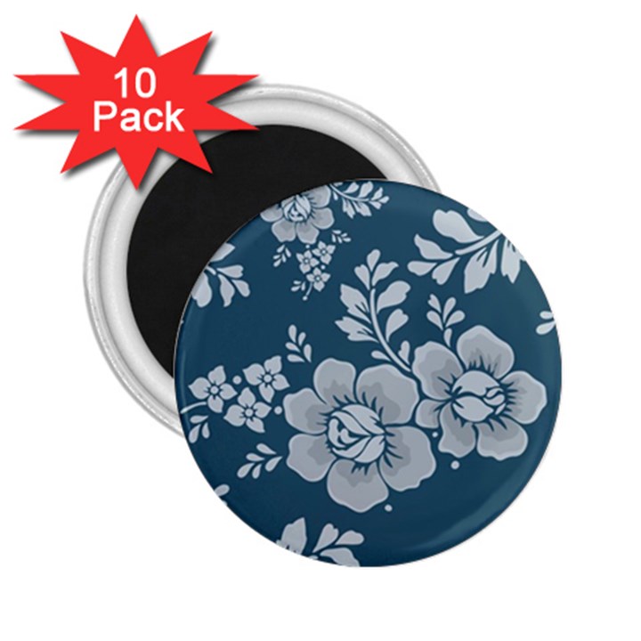 Flowers Design Floral Pattern Stems Plants 2.25  Magnets (10 pack) 