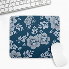 Flowers Design Floral Pattern Stems Plants Large Mousepad