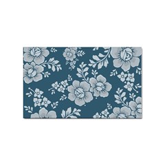 Flowers Design Floral Pattern Stems Plants Sticker (rectangular)