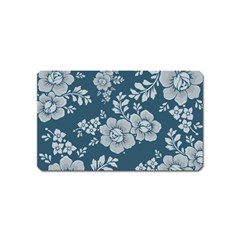 Flowers Design Floral Pattern Stems Plants Magnet (name Card)