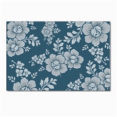 Flowers Design Floral Pattern Stems Plants Postcard 4 x 6  (pkg Of 10)