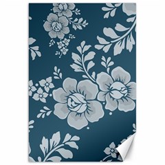 Flowers Design Floral Pattern Stems Plants Canvas 20  X 30 