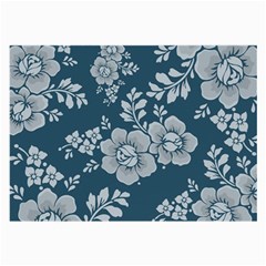 Flowers Design Floral Pattern Stems Plants Large Glasses Cloth (2 Sides)