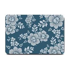 Flowers Design Floral Pattern Stems Plants Small Doormat by Jancukart