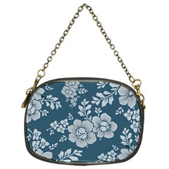 Flowers Design Floral Pattern Stems Plants Chain Purse (one Side)