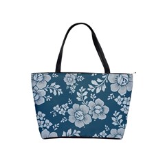 Flowers Design Floral Pattern Stems Plants Classic Shoulder Handbag