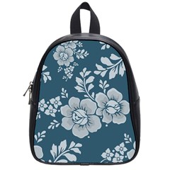 Flowers Design Floral Pattern Stems Plants School Bag (small)