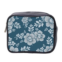 Flowers Design Floral Pattern Stems Plants Mini Toiletries Bag (two Sides)