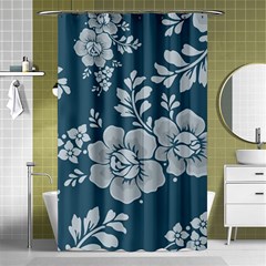 Flowers Design Floral Pattern Stems Plants Shower Curtain 48  X 72  (small) 