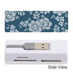 Flowers Design Floral Pattern Stems Plants Memory Card Reader (stick) by Jancukart