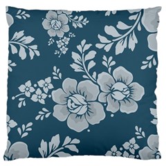 Flowers Design Floral Pattern Stems Plants Large Cushion Case (one Side)