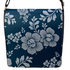 Flowers Design Floral Pattern Stems Plants Flap Closure Messenger Bag (s)