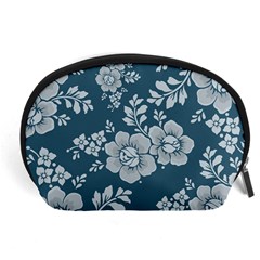 Flowers Design Floral Pattern Stems Plants Accessory Pouch (large)