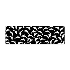 Dolphins Fish Pattern Ocean Sea Fins Aquatic Sticker (bumper) by Jancukart