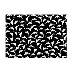 Dolphins Fish Pattern Ocean Sea Fins Aquatic Sticker A4 (100 Pack) by Jancukart