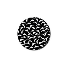 Dolphins Fish Pattern Ocean Sea Fins Aquatic Golf Ball Marker by Jancukart